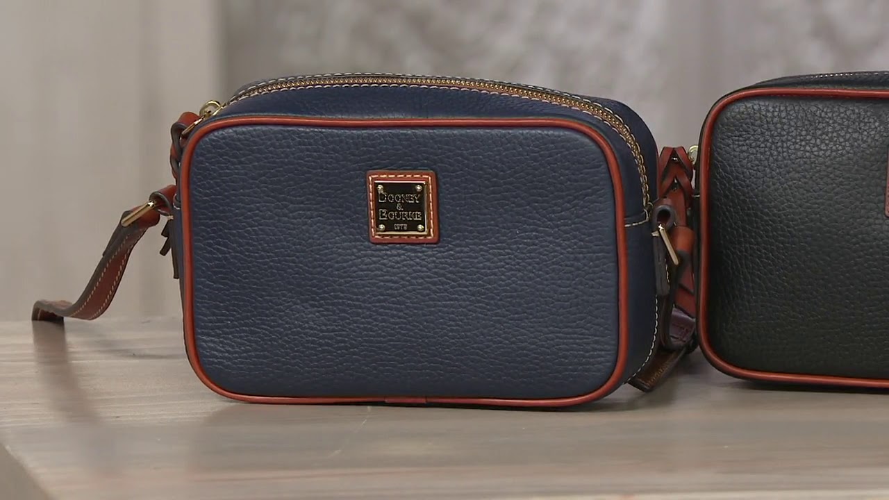 Dooney & Bourke Saffiano Leather Sawyer Crossbody on QVC 