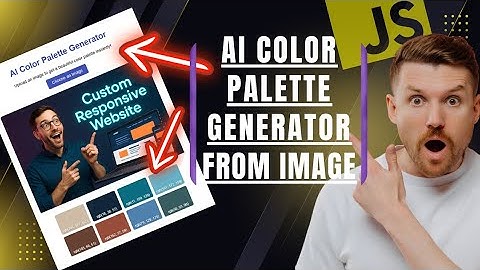 😱 Make Your Own AI Color Palette Generator (No API!) 🎨
