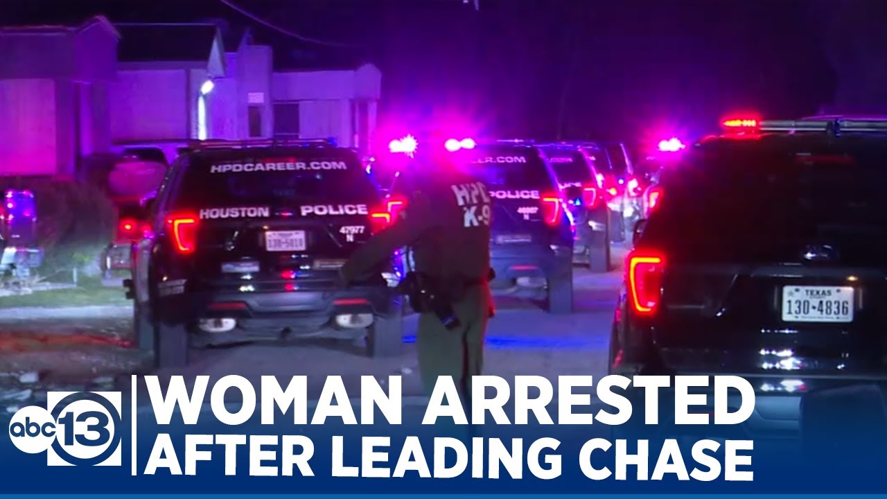 Woman arrested after leading chase with child inside car, police say ...