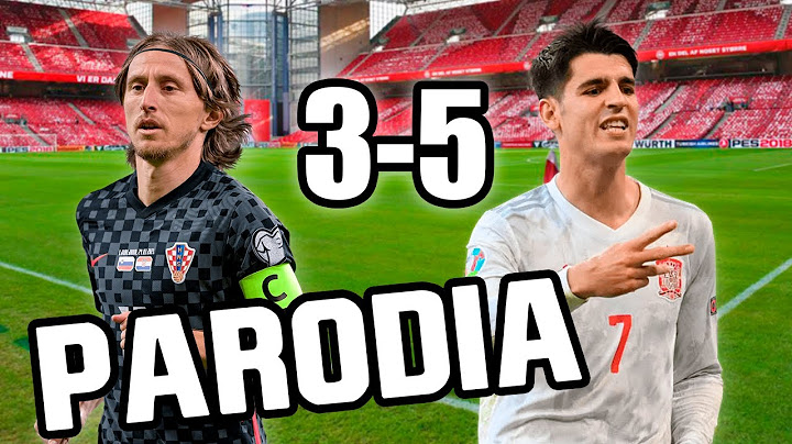 Canción España vs Croacia 5-3 Euro 2021 (Parodia Miénteme - TINI, Maria Becerra)