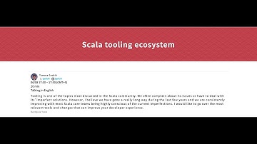 Scala tooling ecosystem by Tomasz Godzik