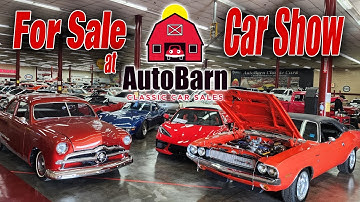 Classic Car Show Over 120 Cars for Sale