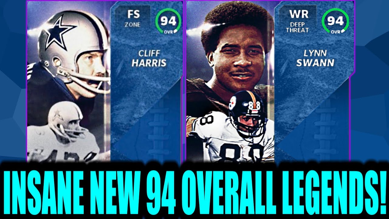 INSANE 94 OVERALL LEGENDS! LEGEND LYNN SWANN & CLIFF HARRIS! MADDEN 21 ULTIMATE TEAM!