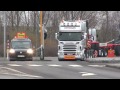 Scania R730, 164L  V8 Sound Oversize load