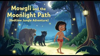 Mowgli and the Moonlight Path 🌙 | Gentle Bedtime Story for Kids | Jungle Adventure to Sleep screenshot 4