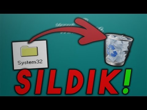 Windows 98'de System32'yi Silmeyi Başardık! (Komik Anlar)