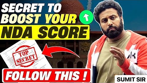 सही पढ़ रहा हूँ या नहीं? Boost Your NDA Score With This Idea✅ NDA Scoring Strategy- Learn With Sumit