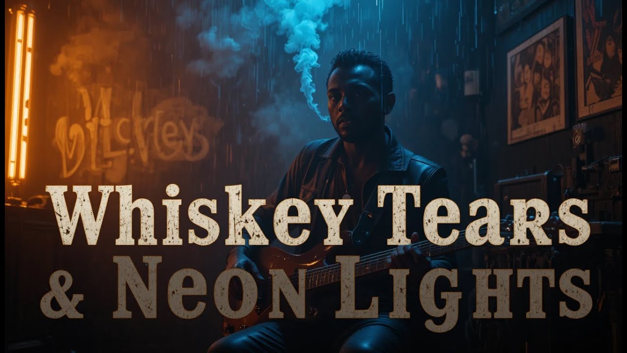 Midnight Chicago Blues – Whiskey Shadows & Neon Heart (Slow Blues Session)