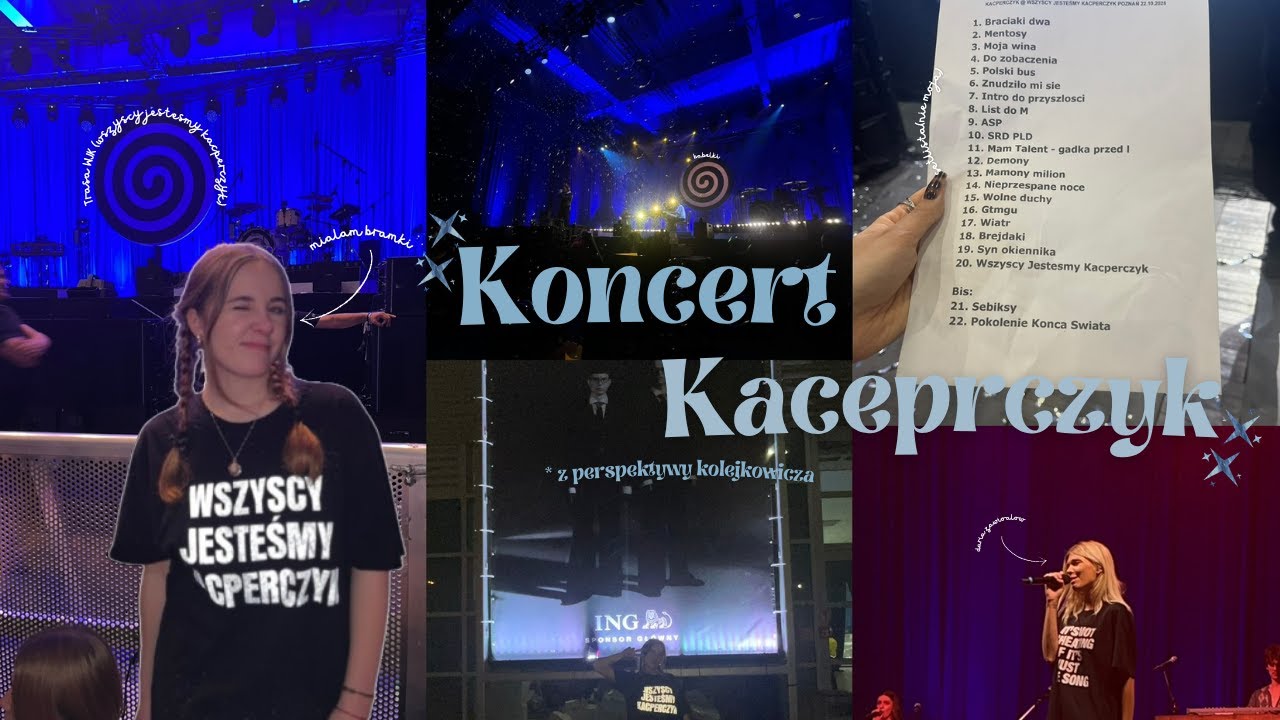 Koncert Kacperczyk *z perspektywy kolejkowicza (MÓJ PIERWSZY VLOG, POZNAŃ)
