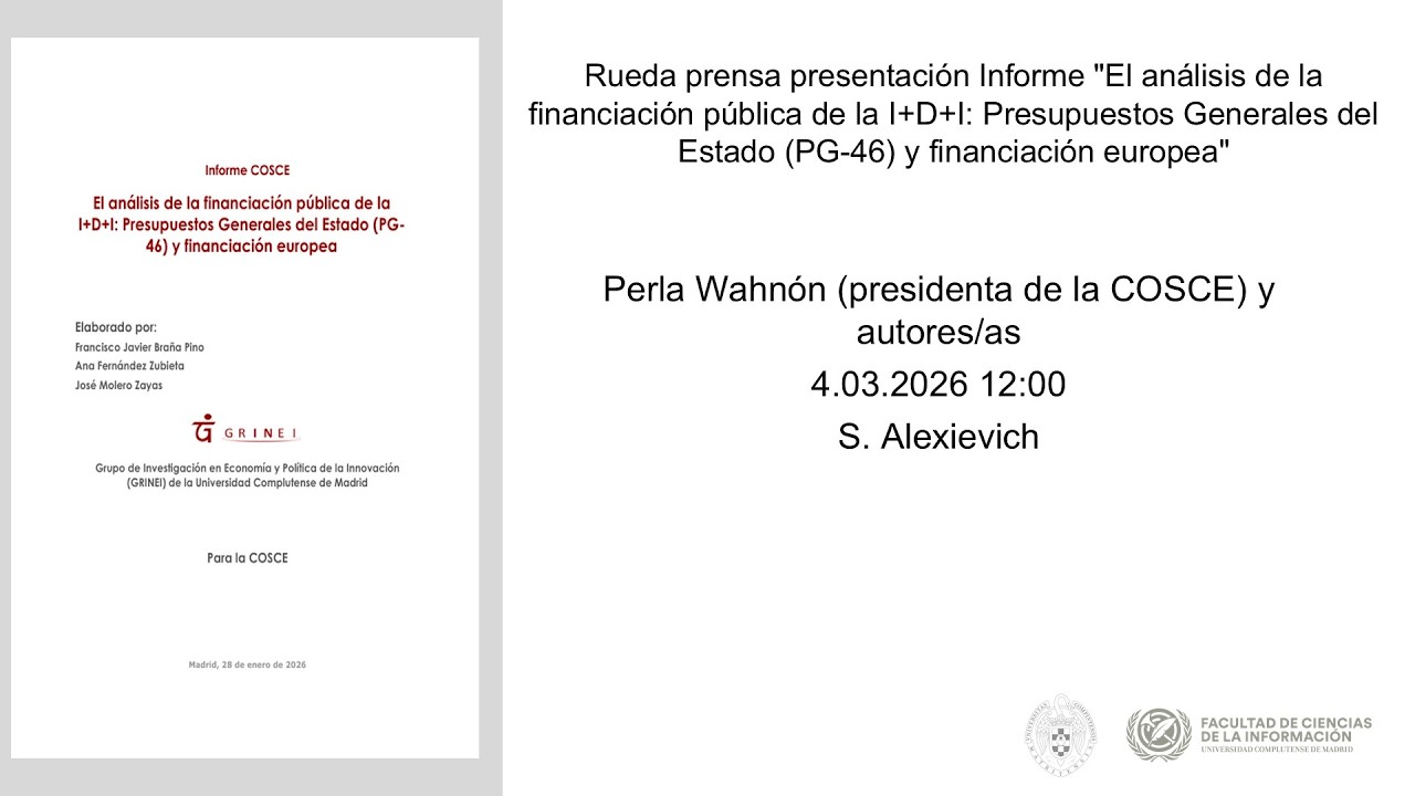 El análisis de la financiación pública de la I+D+I