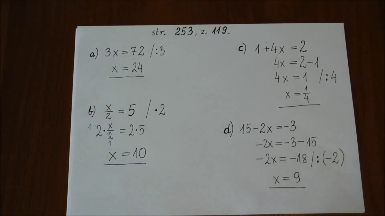 Rozwiązywanie równań