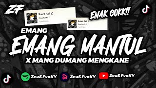 DJ EMANG EMANG MANTUL X MANG DUMANG - MENGKANE VIRAL TIKTOK BY ZEUS FVNKY