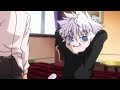 Killua turns into a cat