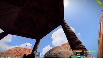 Rust Raid - Defending against a 15 person ZERG **RAW FOOTAGE**