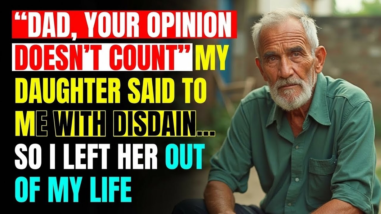 Papá, Tu Opinión No Importa” Me Dijo Mi Hija Con Desprecio… Así Que La Dejé Fuera De Mi Vi