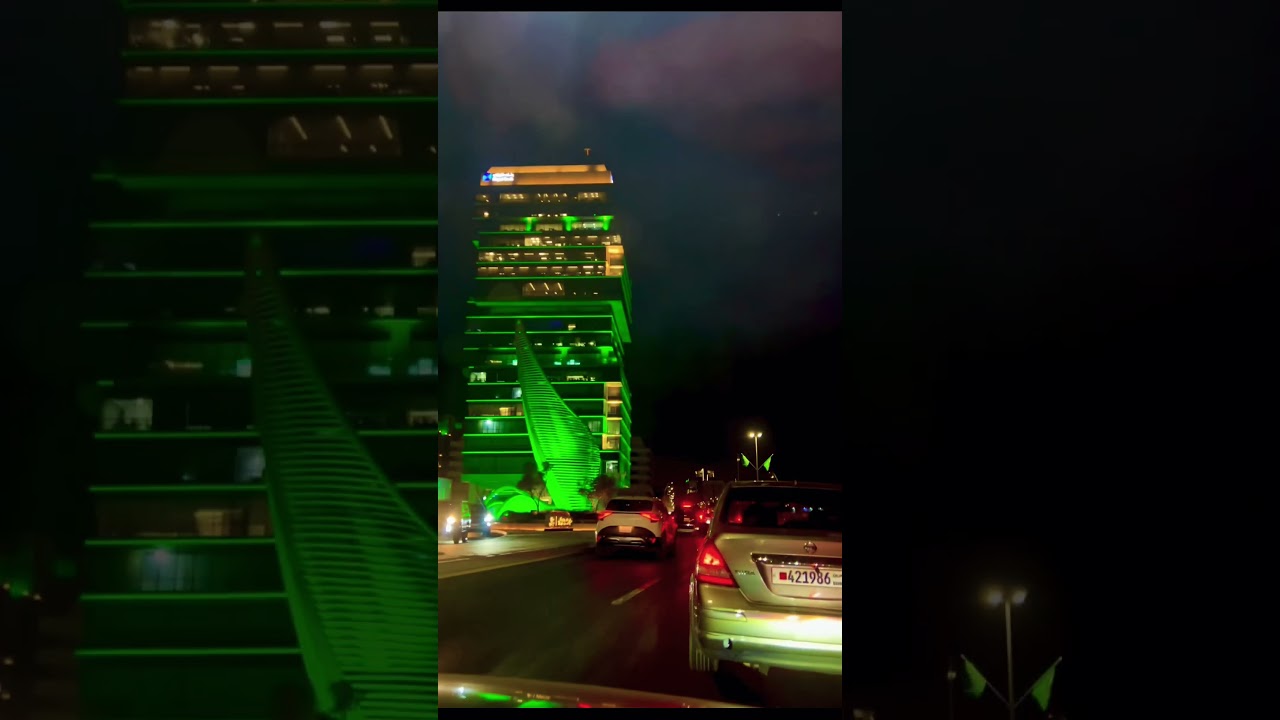 Night and lights. Al khobar KSA 