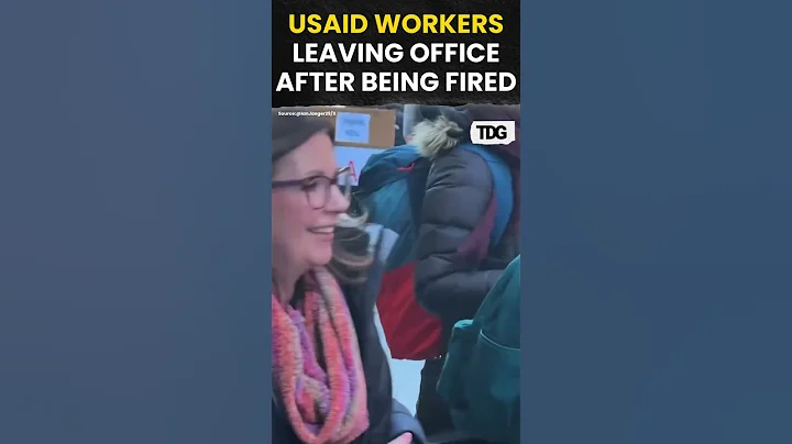 #watch | Emotional moment for USAID workers as they leave office after being fired by the Trump