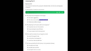 B1 LISTENING TEST 31 - PART 2