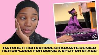 RATCHET HIGH SCHOOL Graduate DENIED DIPLOMA For Doing A SPLIT On GRADUATION STAGE: JUST A GIRL TALK
