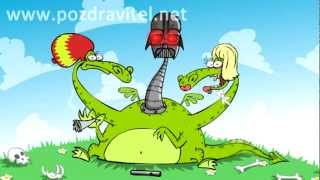 Мега ржачное поздравление с днем рождения. Анимационная открытка