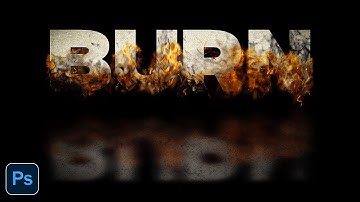 How to Create a Burning Paper Text Effect in Photoshop | Easy Fire Text Tutorial