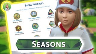 BOY & GIRL SCOUTS Gameplay | The Sims 4: SEASONS (How To)