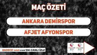 18.03.2021 | Ankara Demirspor 1-1 Afjet Afyonspor