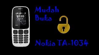 cara buka kode nokia 105 TA-1034