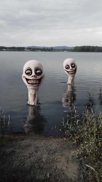 I think it's safe to swim here #nightmare #creepy #cursed #horror #shorts