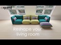 Basso Modular sofa set from expand furniture Basso Modular sofa set from expand furniture