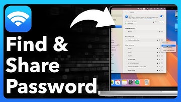 Hoe u uw wifi-wachtwoord op een Mac kunt vinden en delen