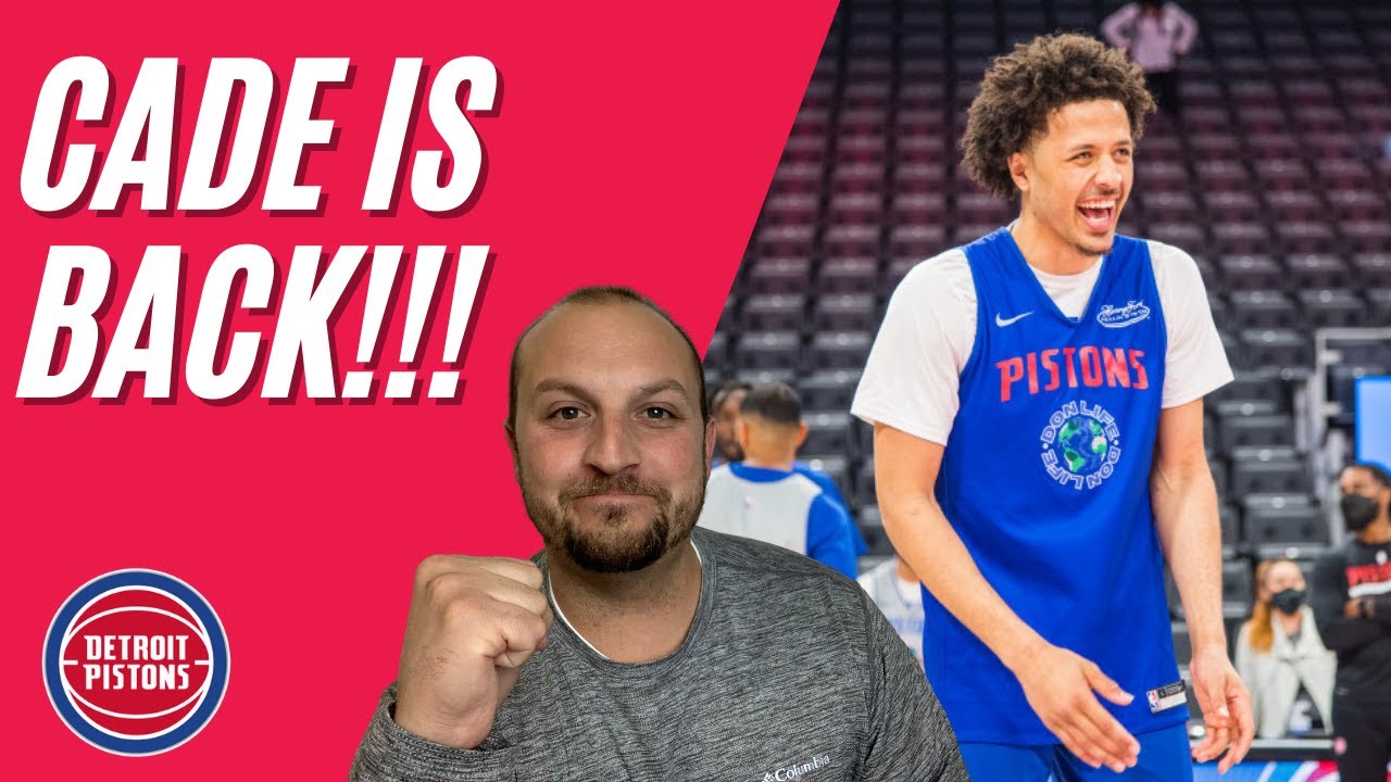 Cade is Back! The Detroit Pistons 1st round pick is off the injury