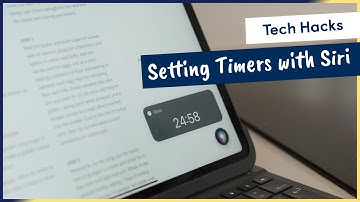 How to set a timer using Siri | Apple Accessibility Features