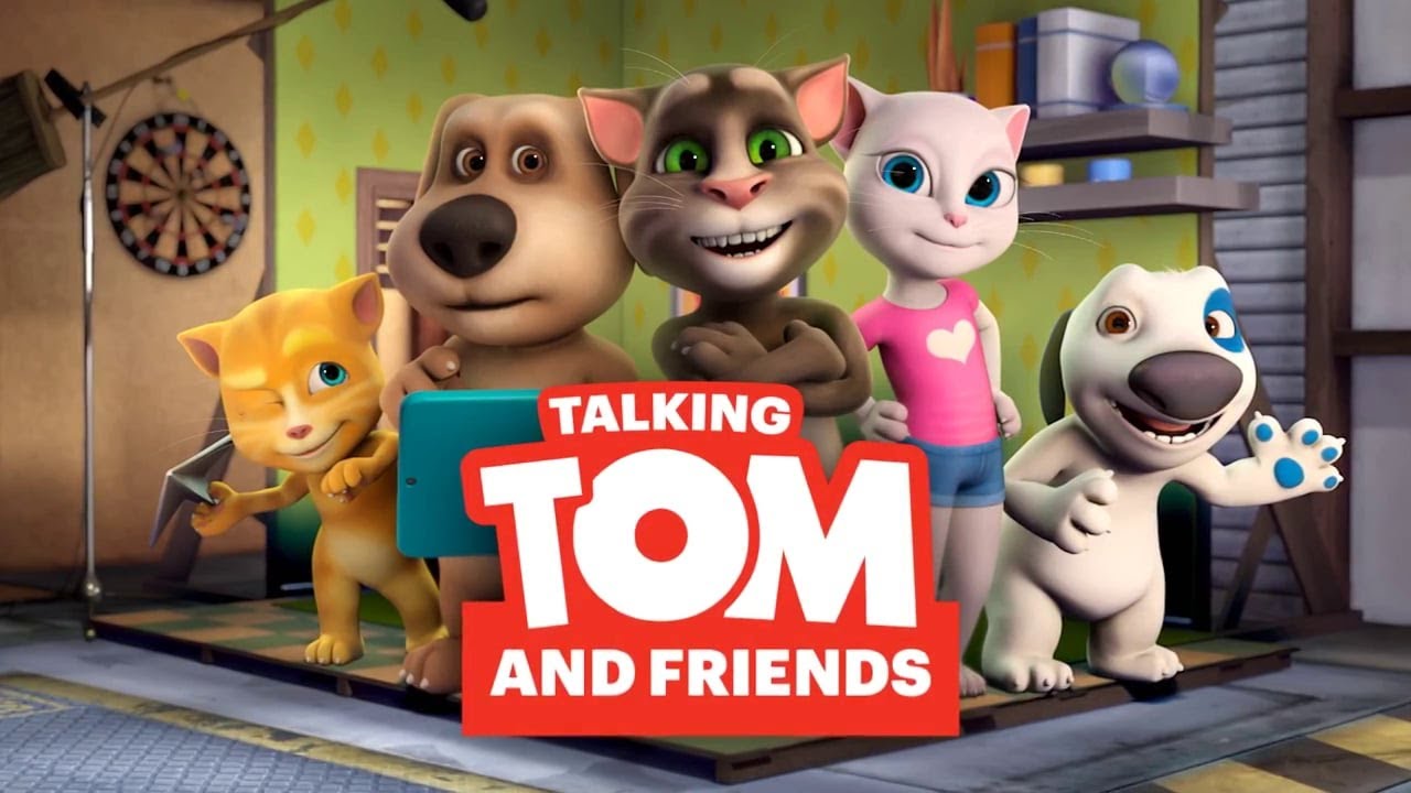 Talking Tom and Friends Colors Reaction Compilation Cat and Dog Animals Funny Videos