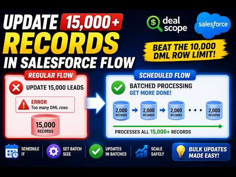 How to Update More Than 10,000 Records in Salesforce Flow