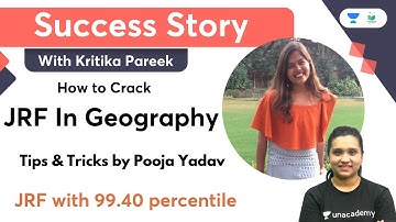 Best Strategy to Crack JRF in GEOGRAPHY | by POOJA YADAV (JRF with 99.40 Percentile) | Kritika