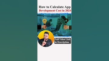 How to Calculate App Development Cost in 2024 #app #shorts