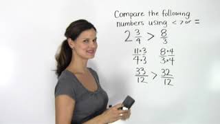 Compare And Order Fractions Mixed Numbers And Decimals Part2