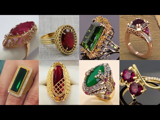 Gold Vintage Ruby Ring - Gold Ruby Ring, July Birthstone Ring – Adina Stone  Jewelry