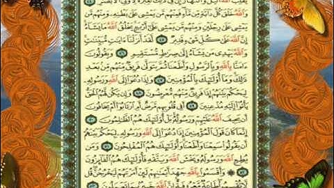 القران الكريم سورة النور من الاية 37 الى الاية 53