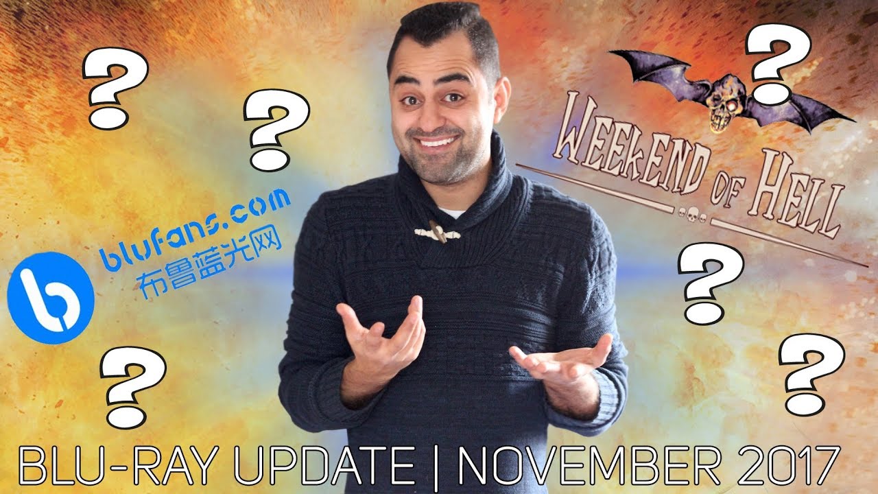 Blu-ray Update| November 2017 unpacking list python 3