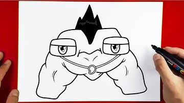 How to Draw Alphabet Lore Super Form Letter M