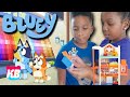 Kamdenboy &amp; Kyraboo use TEAMWORK and IMAGINATION at the BLUEY Hammerbarn