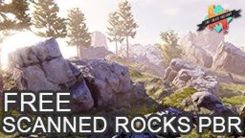Unity 3D Free assets: Scanned Mountain Rocks PBR