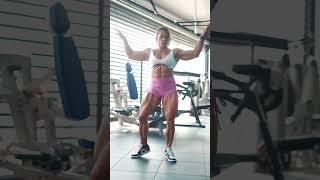 Talk less do more and show the result  #femalebodybuilding #bikini #legworkout