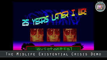 The Midlife Existential Crisis Demo by Joska, 2015 | Atari ST Intro