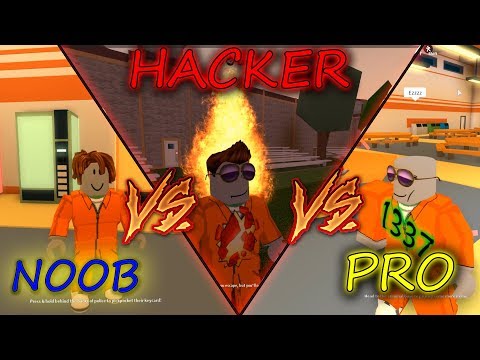 Noob Vs Pro Vs Hacker 2 Jailbreak Youtube - noob vs glitcher vs pro roblox jailbreak edition