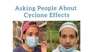 Asking People About Cyclone Effects🌪️ #khushaalpawaar #acting #comedy