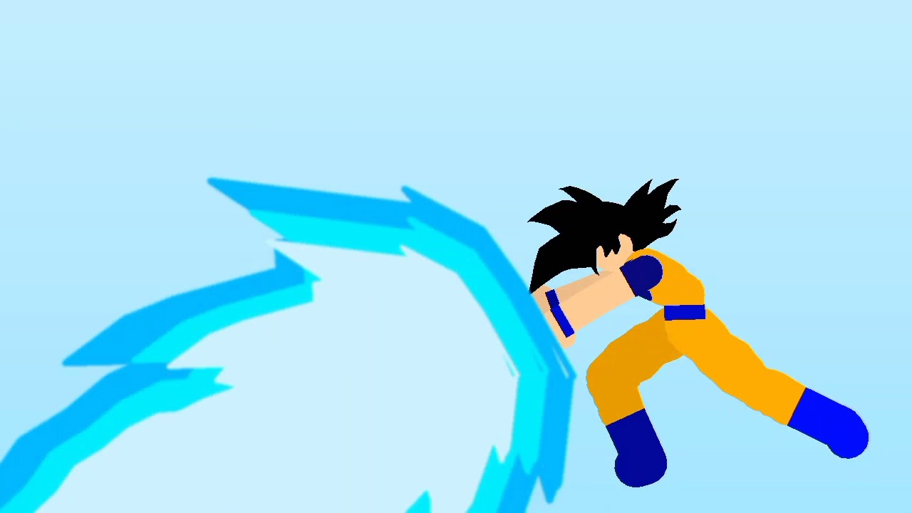 goku kamehameha (stick nodes) YouTube