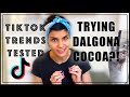 I TRIED TO MAKE DALGONA CHOCOLATE! DID IT WORK?? || TikTok Food Trends Tested